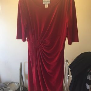 Red Wrap Dress